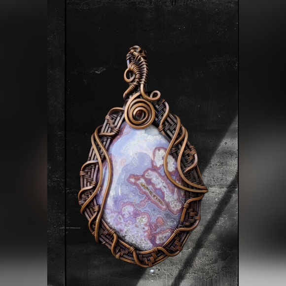 Jewelry - Artisan Purple Durango Agate Pendant